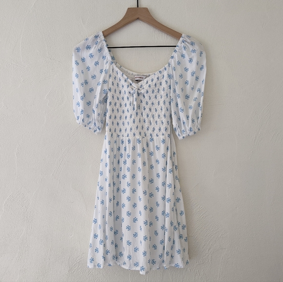 Faithfull the Brand Galicia Floral Minidress X-Small XS - Picture 2 of 15